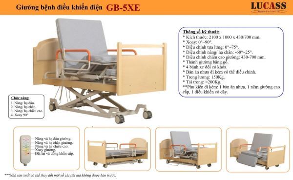 Giường Lucass GB-5XE