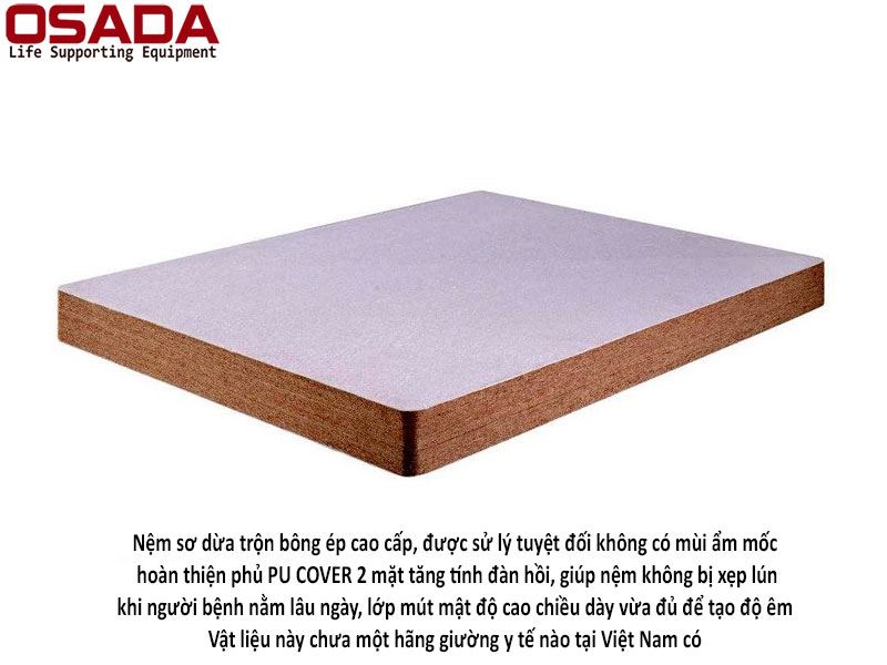 Giường Bệnh 4 Tay Quay OSADA Nâng Đùi SD-57C