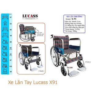 Xe Lăn Tay X91 Lucass